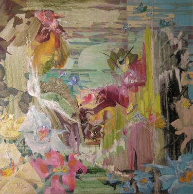 Картина «Приют для цветов»