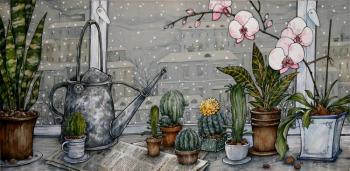 Still-life with cactus