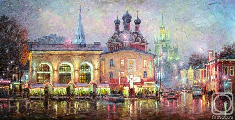 Razzhivin Igor. In the evening on Taganskaya square