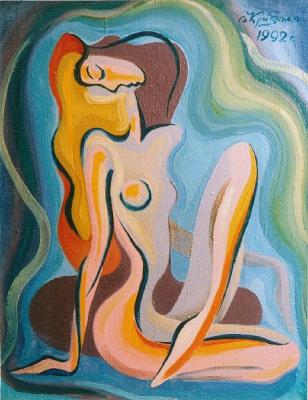 Picasso's Girlfriend.1992. rivnko Vladimir