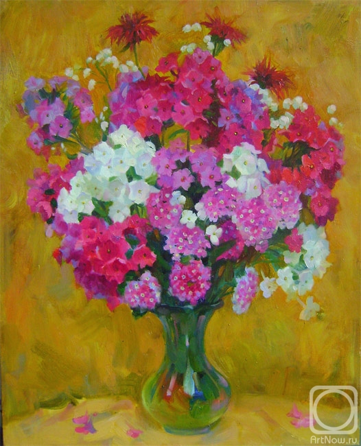 Dianov Mikhail. Bouquet, phlox