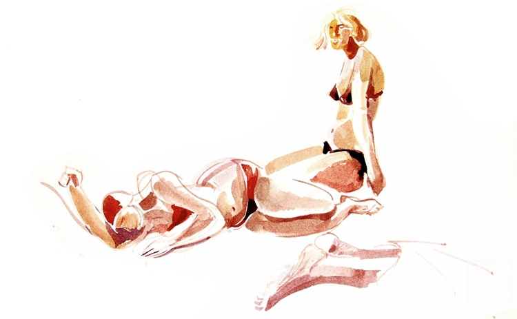 Vrublevski Yuri. Summer on sand -1. Baltic