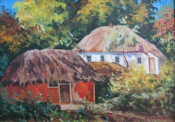 Ukrainian huts. Chernyshev Andrei