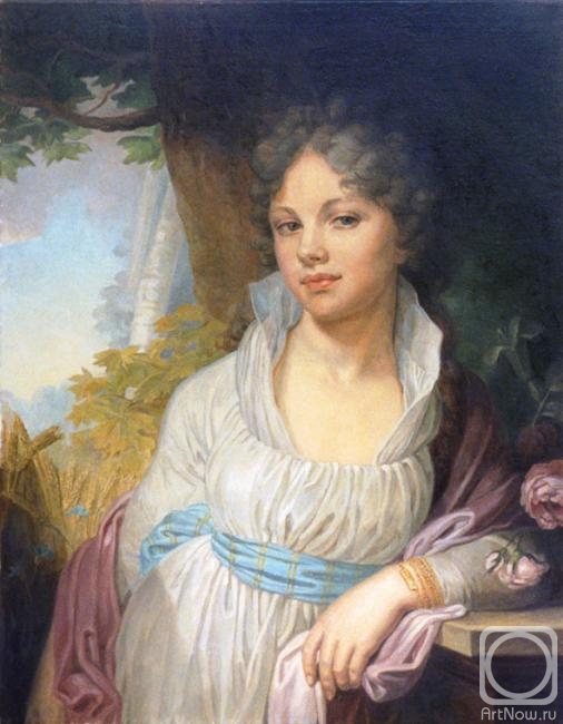 Deynega Tatyana. Copy of the picture of V. Borovikovsky "Portrait of M. I. Lopuchina"