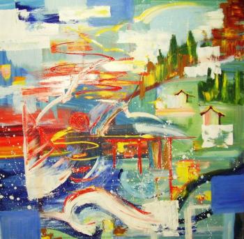 Violence of paints of summer (Bright Sail). Ageeva-Usova Irina