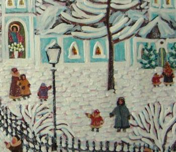 Picture fragment "Tsaritsyno.Christmas sun.". Vasileva Lyudmila