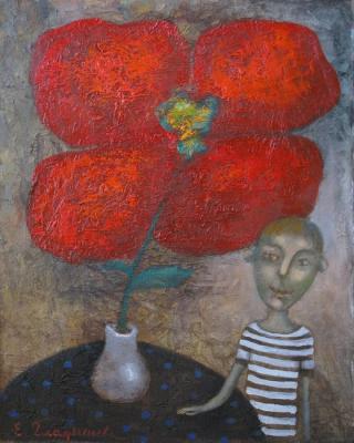 The Man with the Flower (Man With Flower). Gladysheva Elena