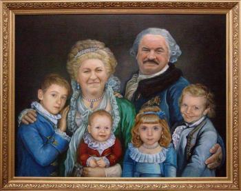 Family-portrait (fancy-dress). Polyakov Oleg