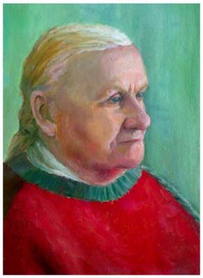 Portrait of an Old Woman. Polyakov Oleg