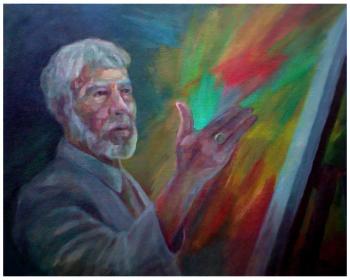 Composer of colour (portrait of the Artist Revel Fedorov). Polyakov Oleg