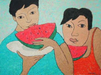 A lover of watermelons (Amateurs). Alekseev Vladimir
