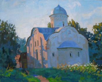 Evening in Novgorod. Old Church