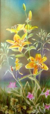 ZHeltye lilies