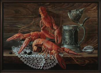 Lobster and mug. Chumakov Sergey