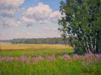 Картина «Иван-чай цветет»