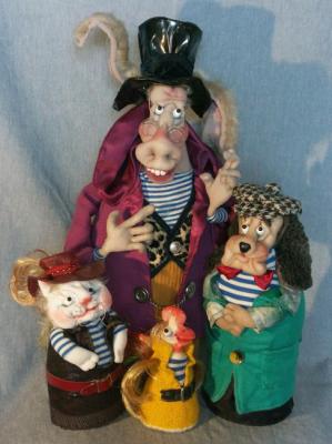 The Bremen Town Musicians (nesting doll). Andrianova Olga