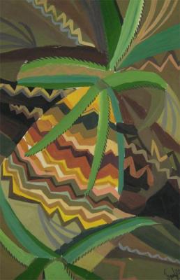 Decorative composition. Pineapple. Petrovskaya-Petovraji Olga