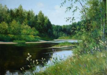 Wood small river. Kuricin Sergei