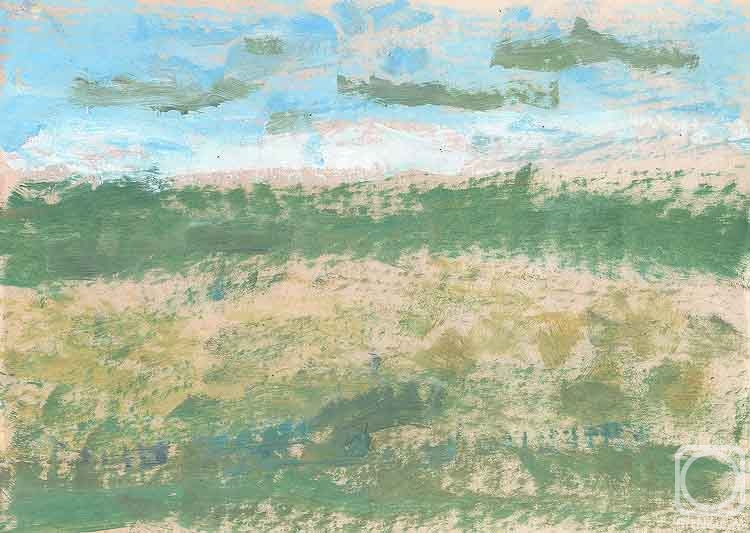 Karaceva Galina. Dawn of overheated August