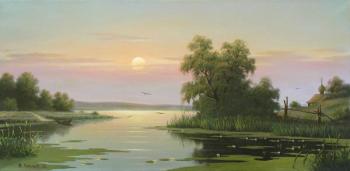 Evening at the river. Hohlov Vladimir