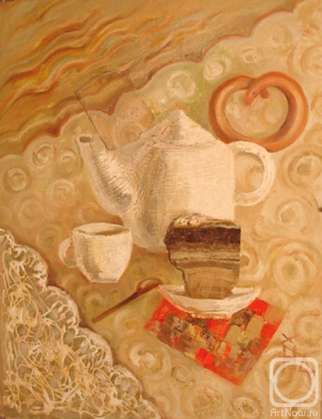 Hohonova Natasha. Evening tea