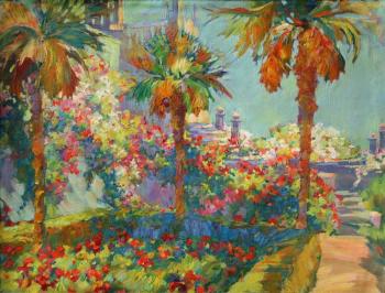 Flower festival in the palace