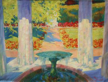 Afternoon in the park. Tea House