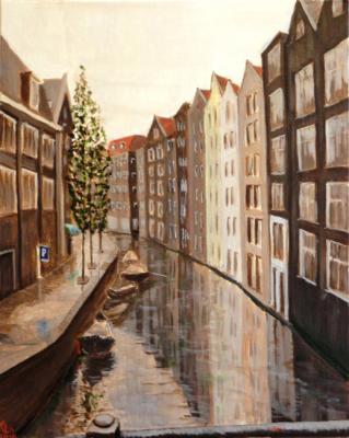 Canal Street in Amsterdam. Gvozdetskaya Irina