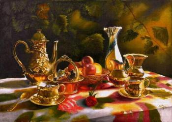 The memories. Tea together. Zolottsev Vasily