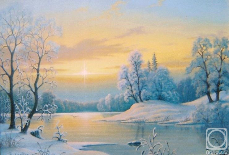 Hohlov Vladimir. Winter evening