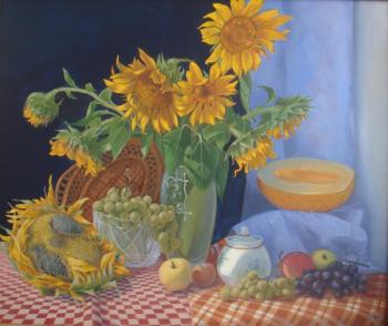 Sunflowers with fruits. Plotnikov Alexander