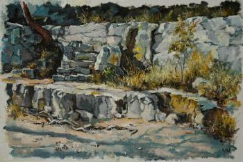 Abandoned stone-pit (). Udaltsov Vladimir