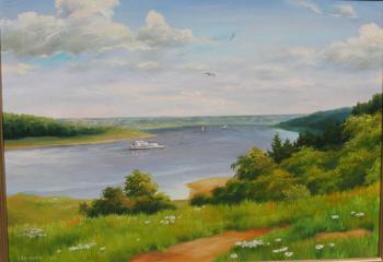 The river Volga. Abramova Tatiana