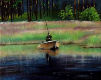The forest lake. Ivanova Olga