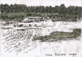 Reflections in the backwater (�����). Volchek Lika