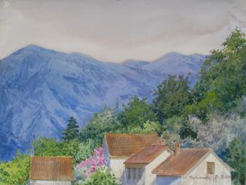 Montenegro. Mountain village
