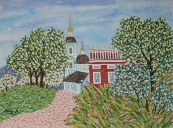Tsaritsyno. The road to the temple. Vasileva Lyudmila