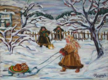 Winter in countryside. Vasileva Lyudmila