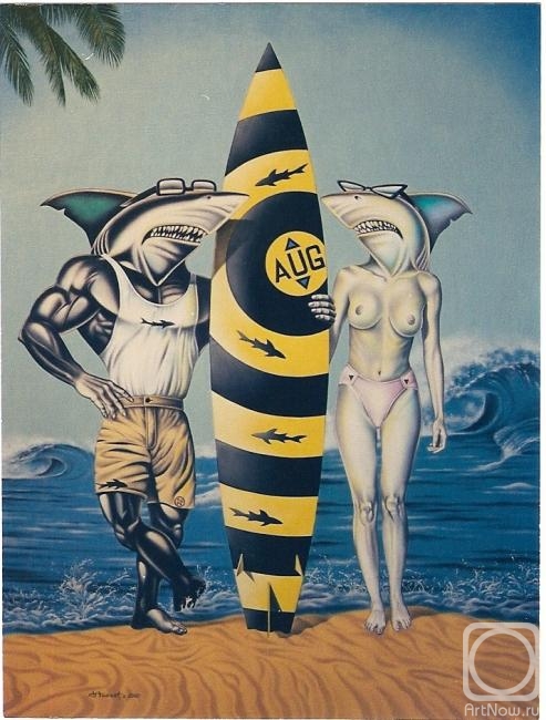 August Sergei. Surfers