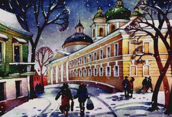 The winter in the town N