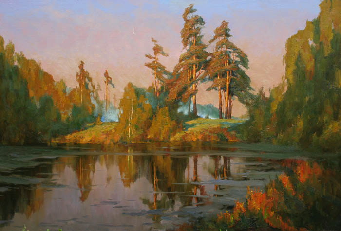 Nesterchuk Stepan. Evening on the Barsky ponds. Fryazino