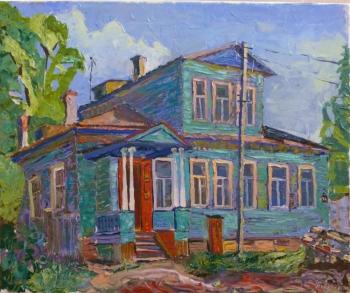 House with stakes in Kadnikov. Polyakov Arkady