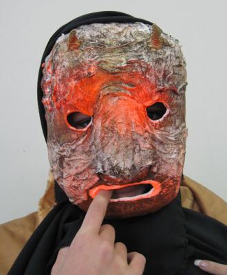 Mask for Halloween. Rouge. Dieva Olga
