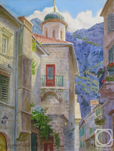 Kiryanova Victoria. Montenegro. Street in Kotor