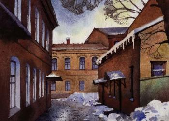 The icicles (Snow-Drift). Ivanova Olga