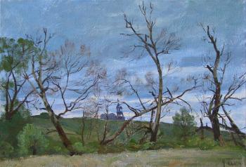 The dried up trees. Panov Igor