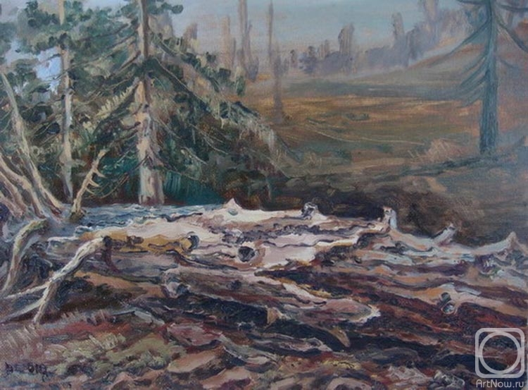Lazarev Dmitry. Fallen tree (etude)