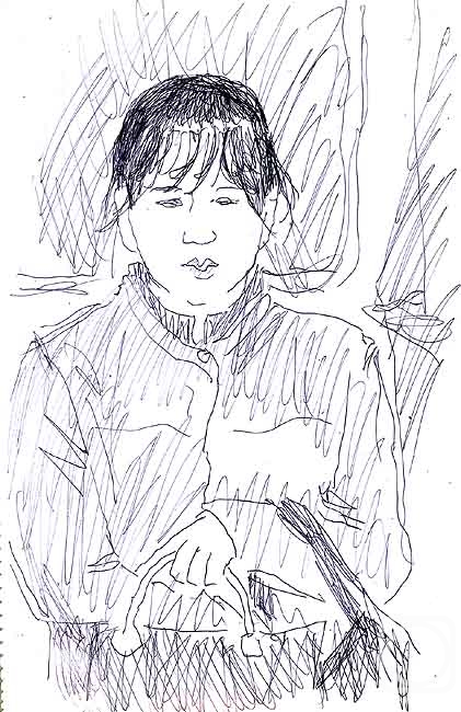 Karaceva Galina. In the subway