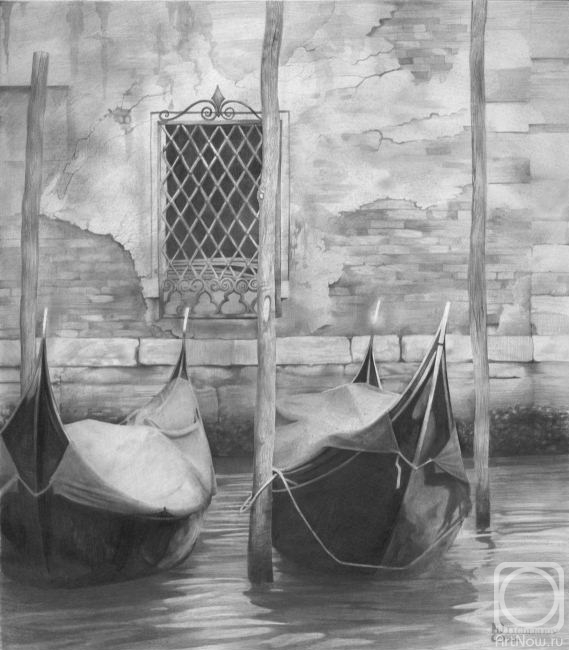 Chernov Denis. Venice. Two Gondolas