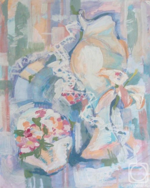 Petrovskaya Tatyana. Light-coloured Decorative composition